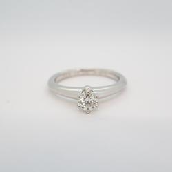 Tiffany Ring Solitaire 1PD Diamond Pt950 Platinum 0.24ct Ladies