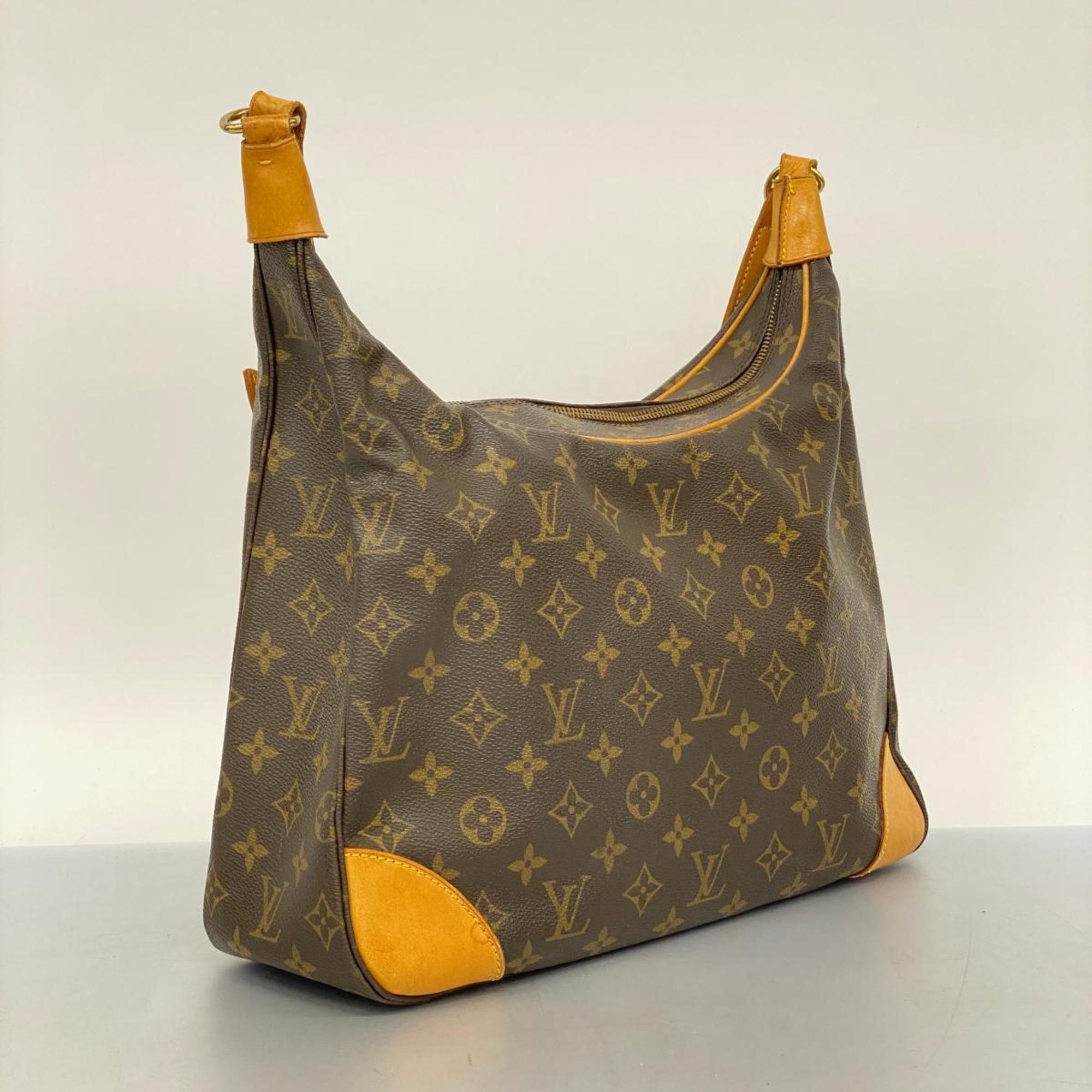 Louis Vuitton Shoulder Bag Monogram Boulogne 35 M51260 Brown Women's