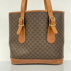 Celine Tote Bag Macadam Brown Women's