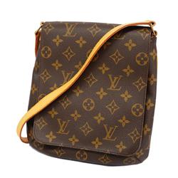 Louis Vuitton Shoulder Bag Monogram Musette Salsa Short M51258 Brown Ladies