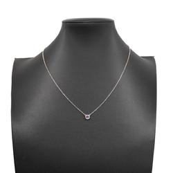 Tiffany Necklace Color by the Yard 925 Silver Amethyst Purple Women's