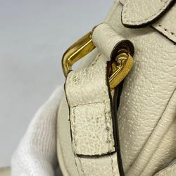 Gucci Shoulder Bag Sherry Line 517350 Leather Ivory Women's