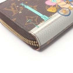 Louis Vuitton LOUIS VUITTON Zippy Wallet Round Long Coated Canvas Monogram Vivienne Women's Brown Multicolor M81544