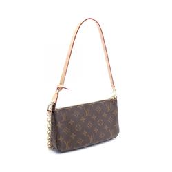 Louis Vuitton LOUIS VUITTON Pochette Accessoires Handbag Bag Coated Canvas Leather Monogram Women's Brown M82766