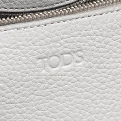 Tod's Tote Bag Leather Women's Grey