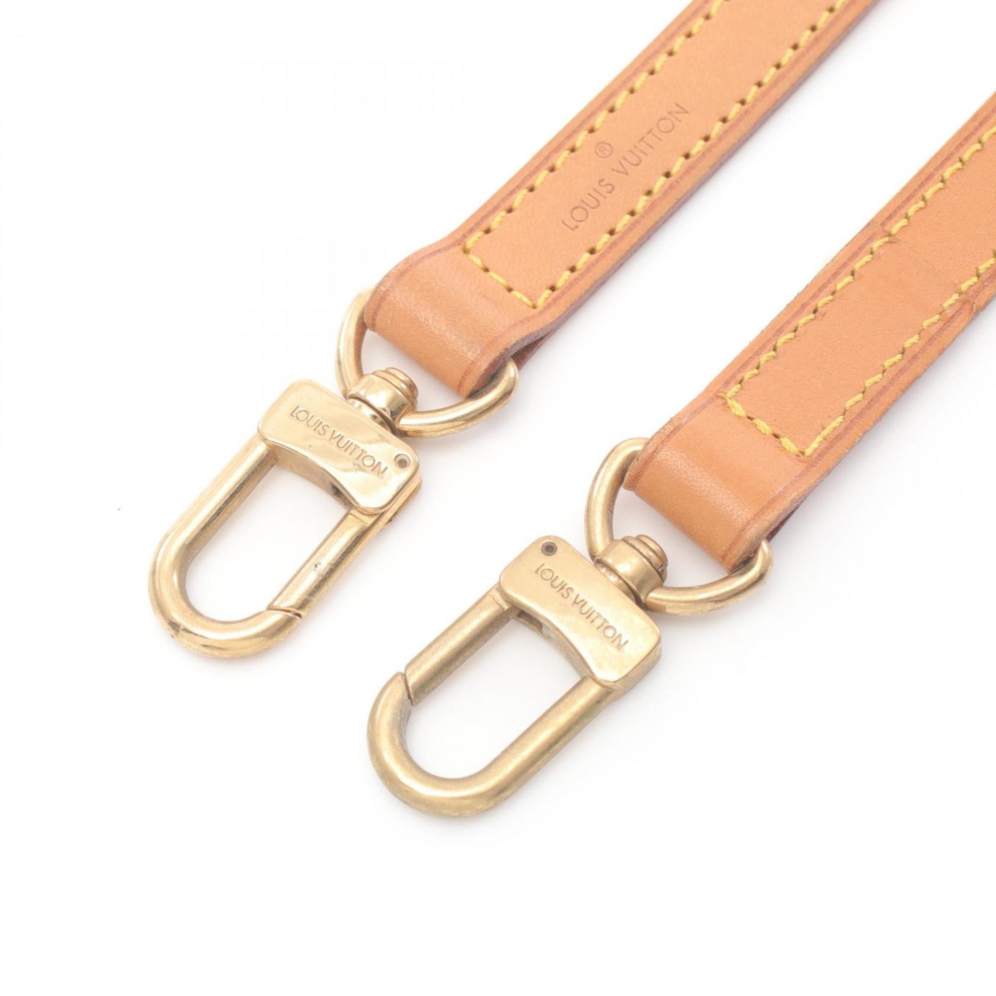 Louis Vuitton LOUIS VUITTON Tanned Leather Shoulder Strap Men's Women's Beige J00142