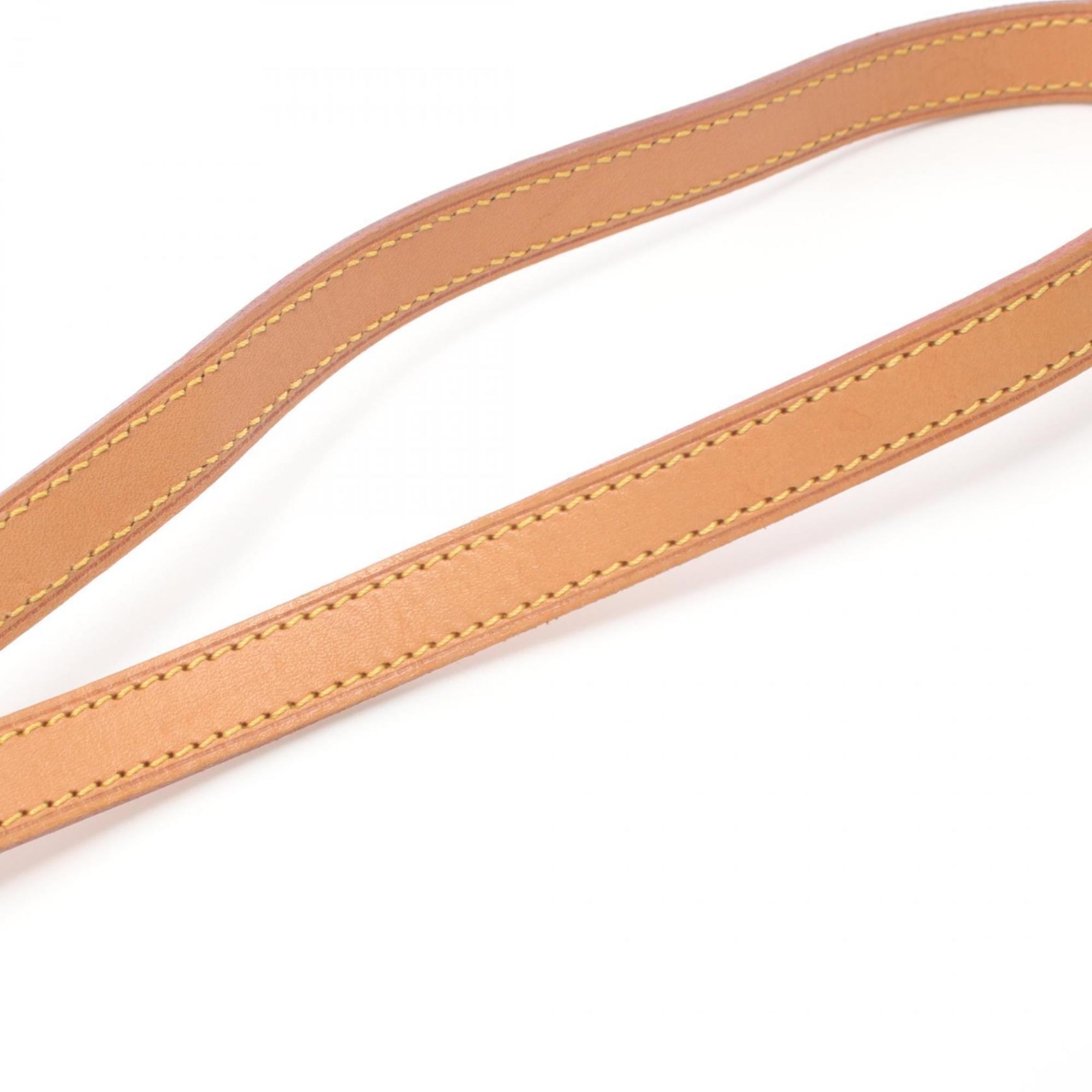 Louis Vuitton LOUIS VUITTON Tanned Leather Shoulder Strap Men's Women's Beige J00142