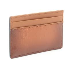 FENDI Business Card Holder/Card Case Leather Women's Brown 7M0347ARANF0NMU