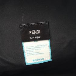 FENDI ZUCCA Rucksack Backpack Bag Nylon Leather Men Women Black 8BZ040APYBF05U0