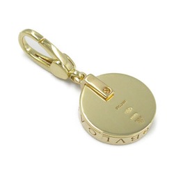 BVLGARI Optical Mother of Pearl Charm Pendant Top K18 (Yellow Gold) Men's Women's White