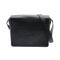 FENDI Shoulder Bag Leather Women's Black