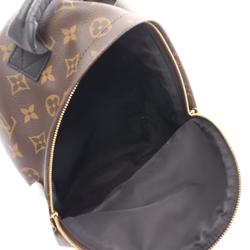 Louis Vuitton Palm Springs Backpack PM Monogram Rucksack Bag Coated Canvas Leather Women's Brown Black M44871