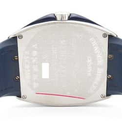 Franck Muller Vanguard Yachting Watch Stainless Steel Rubber Strap Men's Blue V45SCDTACBL