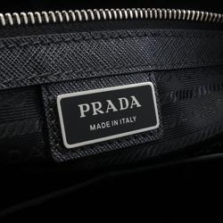 PRADA SAFFIANO TRAVEL Galleria Handbag Bag Saffiano Leather Women's Black 2VG061