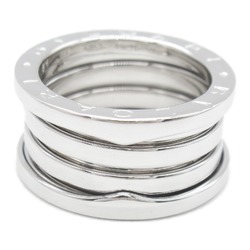 BVLGARI B-zero1 Ring 4 Band K18WG (White Gold) Men's Women's Silver