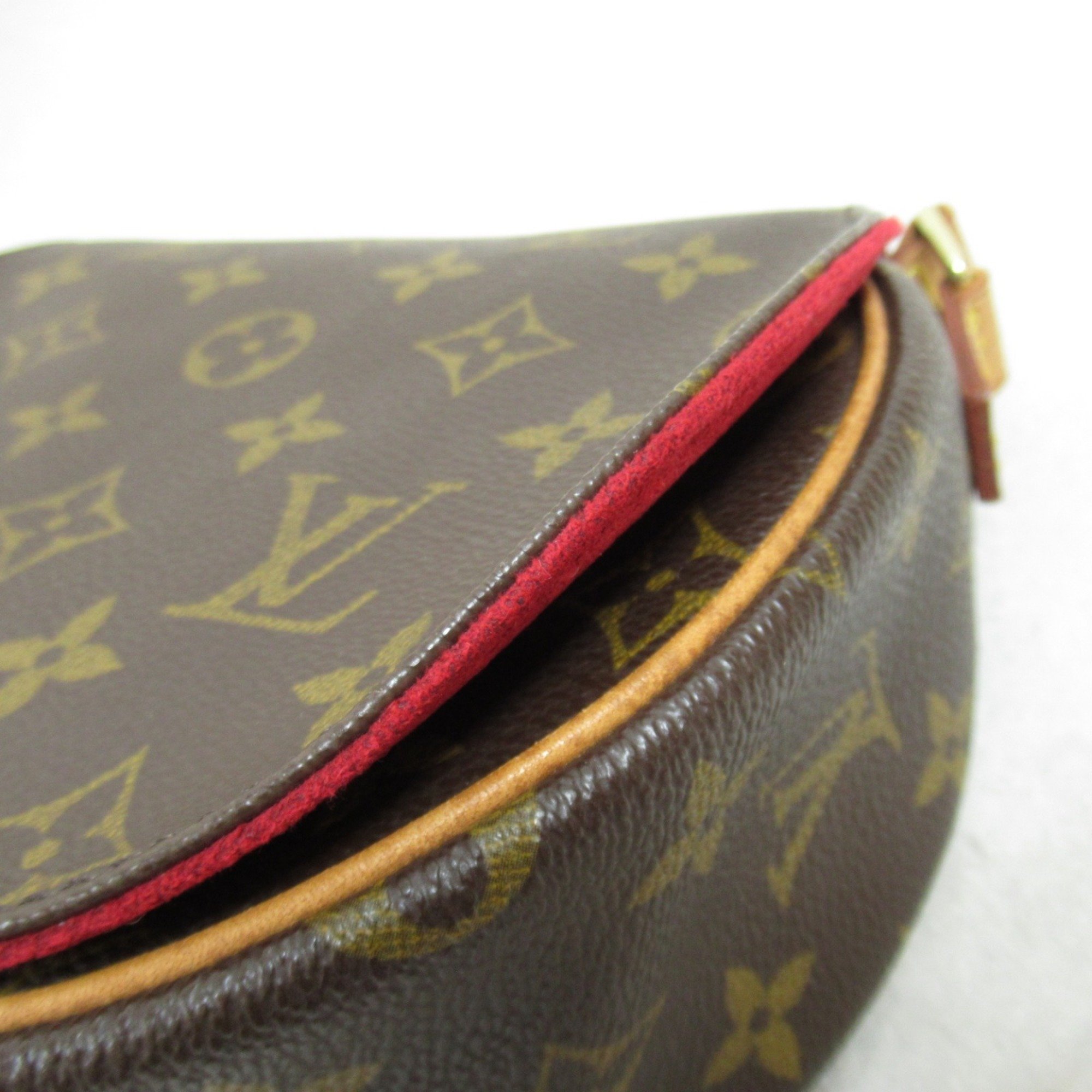 Louis Vuitton LOUIS VUITTON Tan Blanc Shoulder Bag Coated Canvas Monogram Women's Brown M51179