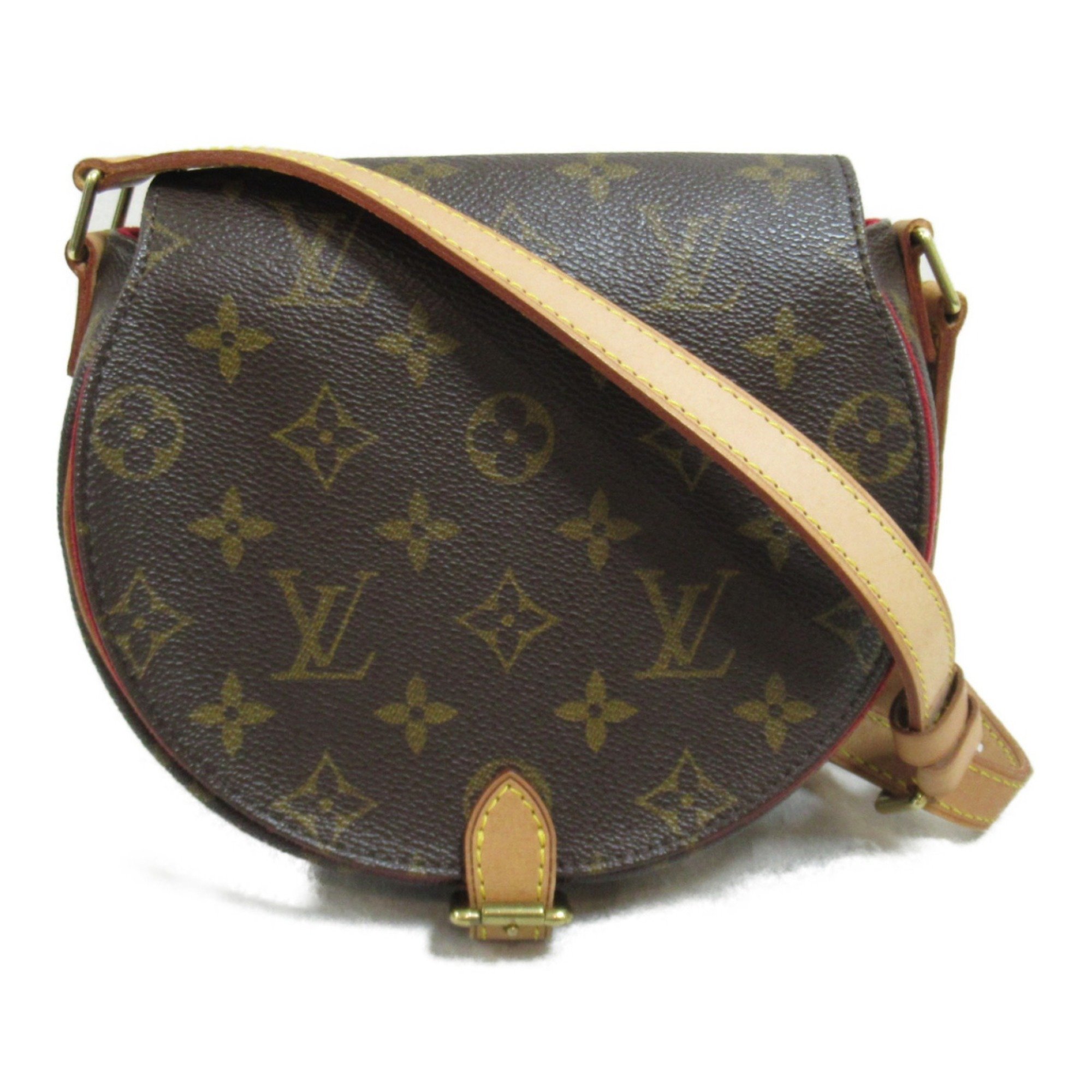 Louis Vuitton LOUIS VUITTON Tan Blanc Shoulder Bag Coated Canvas Monogram Women's Brown M51179