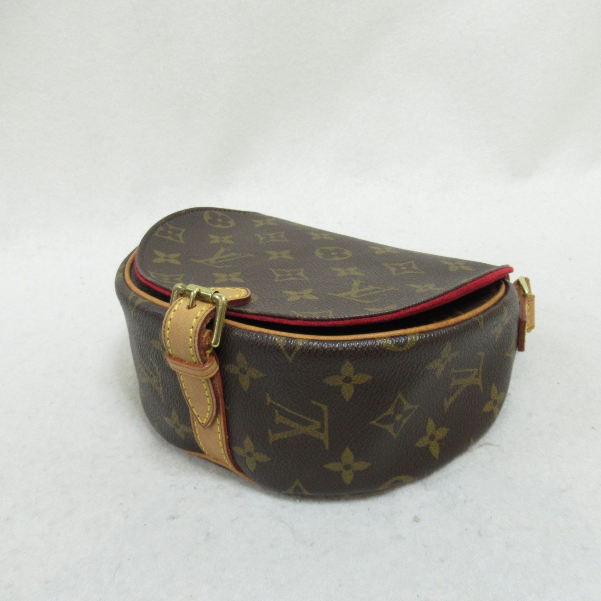 Louis Vuitton LOUIS VUITTON Tan Blanc Shoulder Bag Coated Canvas Monogram Women's Brown M51179