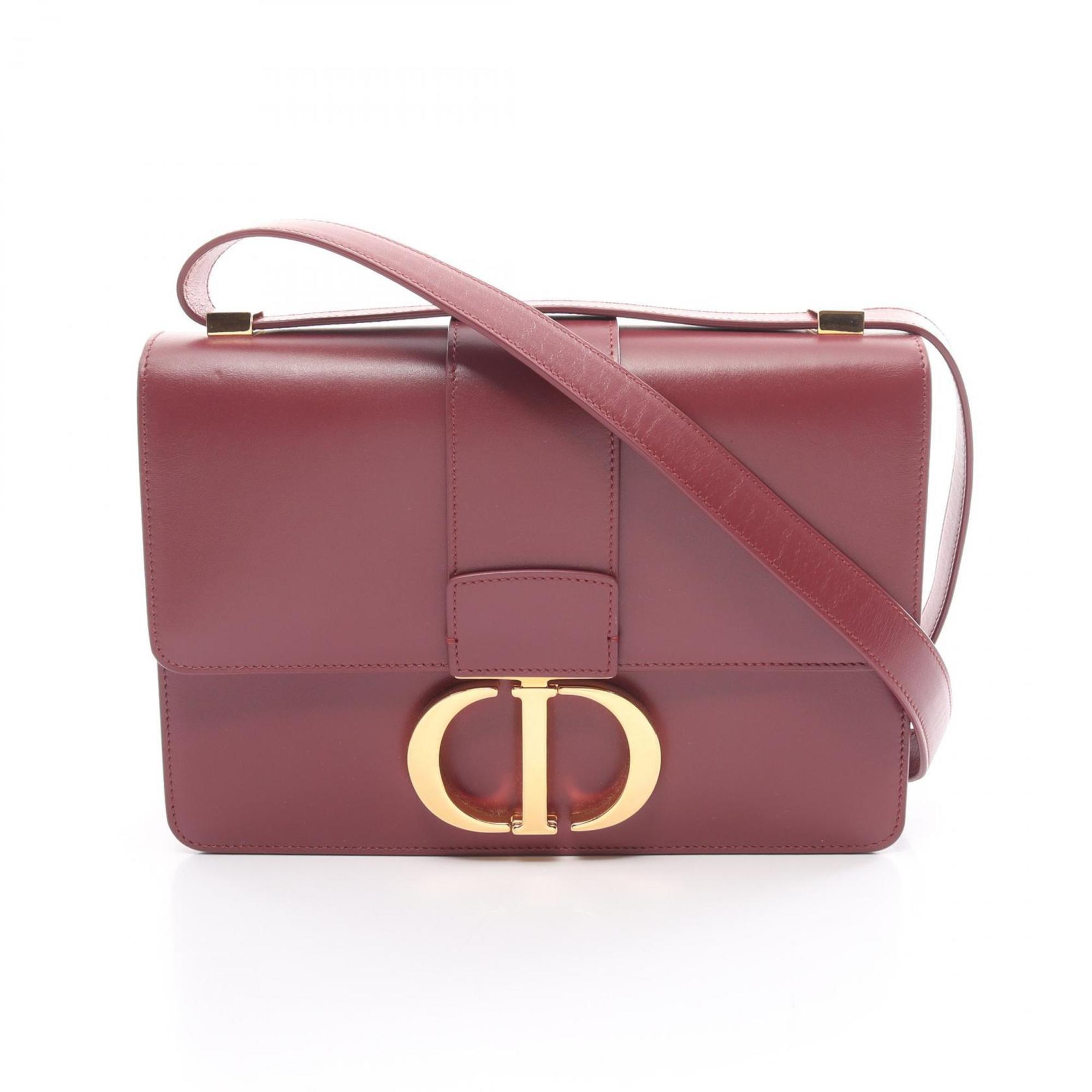 Christian Dior Dior 30 MONTAIGNE shoulder bag, leather, women's, brown, M9203UMOS