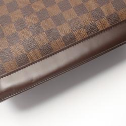 Louis Vuitton Alma Handbag Bag Coated Canvas Leather Damier Women's Brown N51131