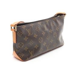 Louis Vuitton LOUIS VUITTON Trotter Monogram Shoulder Bag Coated Canvas Leather Women's Brown M51240