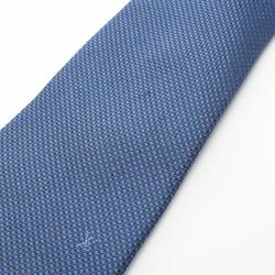 LOUIS VUITTON Necktie Clothing Silk Cotton Men's Blue