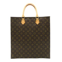 Louis Vuitton LOUIS VUITTON Sac Plat Bag Coated Canvas Monogram Women's Brown M51140