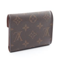 Louis Vuitton LOUIS VUITTON Portefeuille Victorine Tri-fold Wallet Coated Canvas Monogram Women's Brown M62472