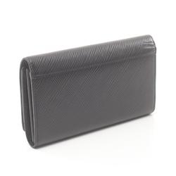 Louis Vuitton LOUIS VUITTON Portefeuille Twist Bi-fold Long Wallet Leather Epi Women's Black M68309