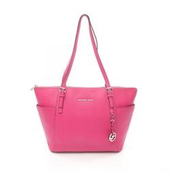 Michael Kors Tote Bag Leather Women's Pink