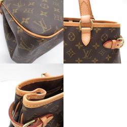 Louis Vuitton Batignolles Horizontal Bag, Coated Canvas, Monogram, Women's, Brown, M51154