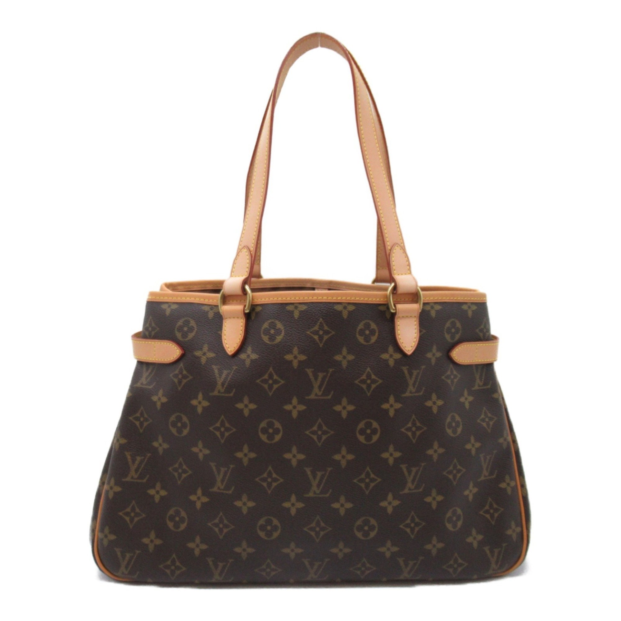 Louis Vuitton Batignolles Horizontal Bag, Coated Canvas, Monogram, Women's, Brown, M51154