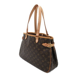 Louis Vuitton Batignolles Horizontal Bag, Coated Canvas, Monogram, Women's, Brown, M51154