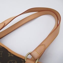 Louis Vuitton Batignolles Horizontal Bag, Coated Canvas, Monogram, Women's, Brown, M51154