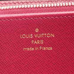 Louis Vuitton LOUIS VUITTON Zippy Wallet Round Long Coated Canvas Monogram Women's Brown Pink M41895