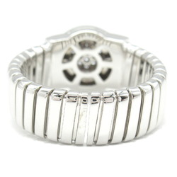 BVLGARI Tubogas Diamond Ring K18WG (White Gold) Ladies Clear