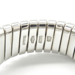 BVLGARI Tubogas Diamond Ring K18WG (White Gold) Ladies Clear