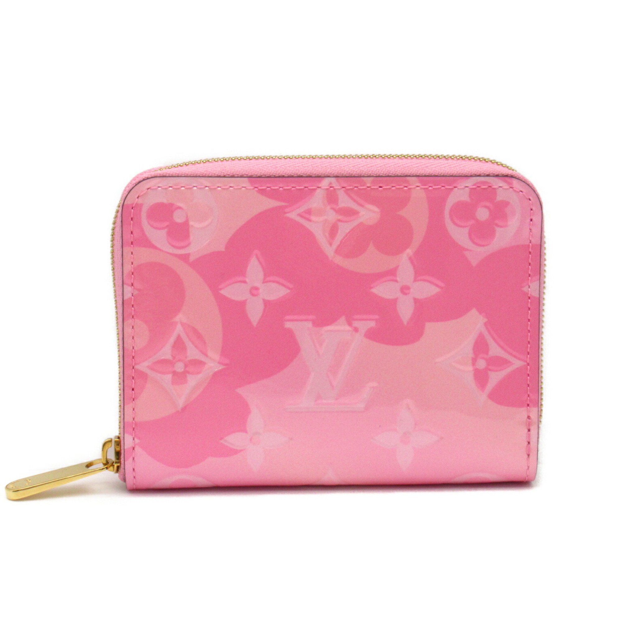 Louis Vuitton LOUIS VUITTON Zippy Coin Purse Wallet/Coin Case Wallet Leather Vernis Women's Pink M90590