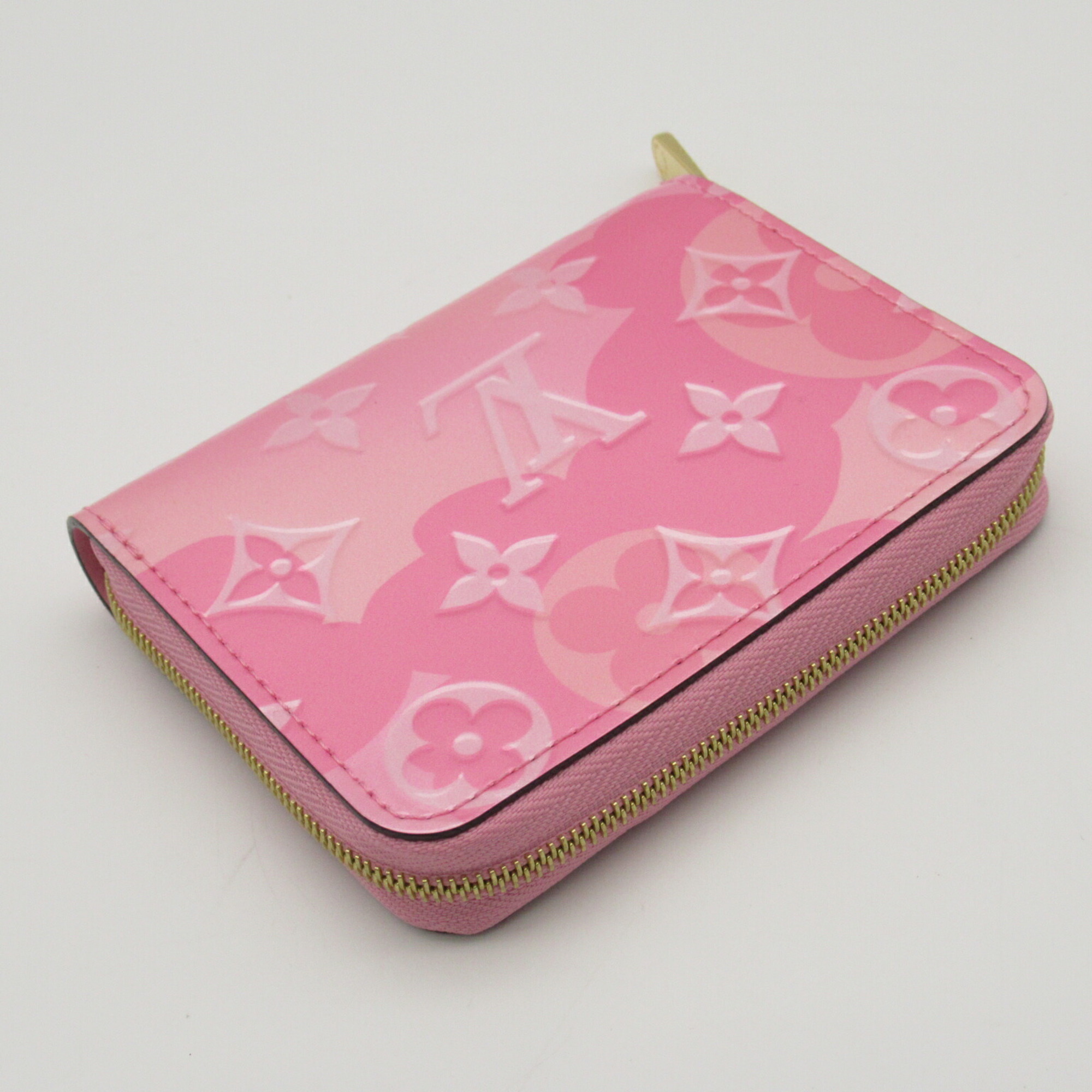 Louis Vuitton LOUIS VUITTON Zippy Coin Purse Wallet/Coin Case Wallet Leather Vernis Women's Pink M90590