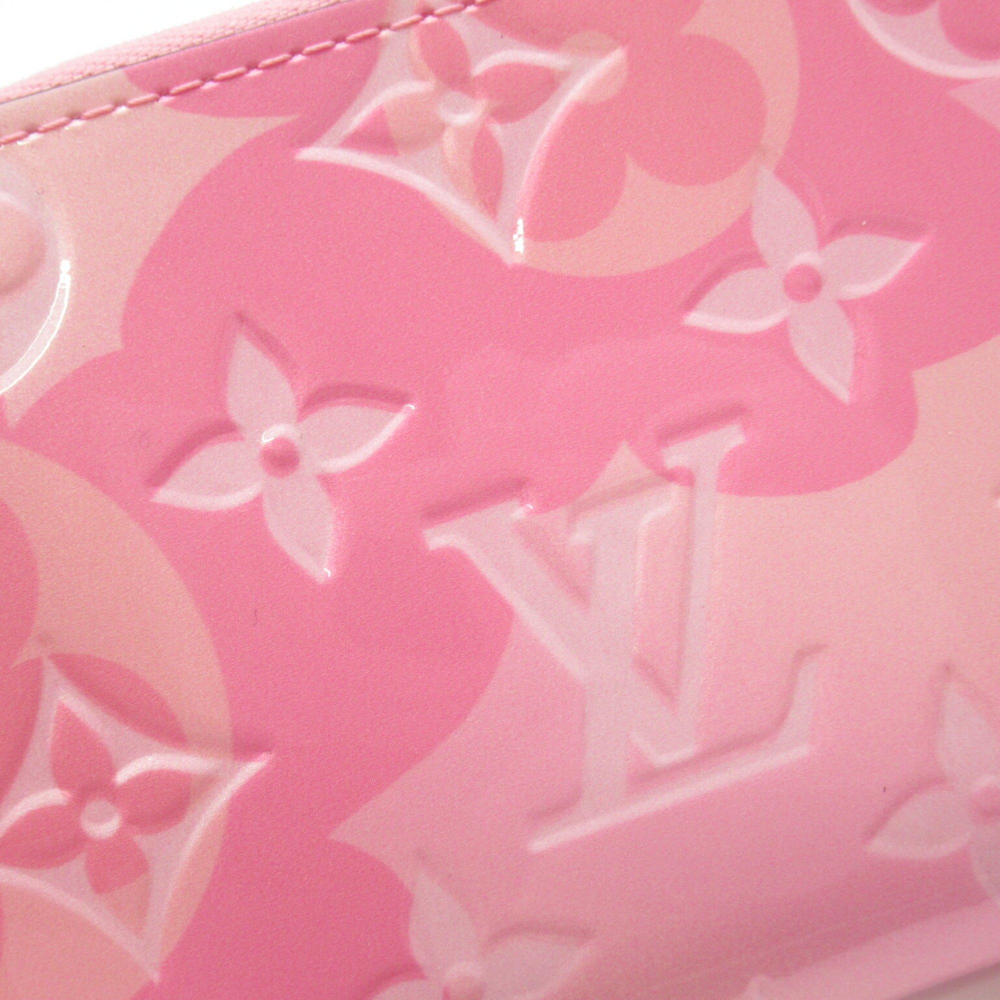 Louis Vuitton LOUIS VUITTON Zippy Coin Purse Wallet/Coin Case Wallet Leather Vernis Women's Pink M90590