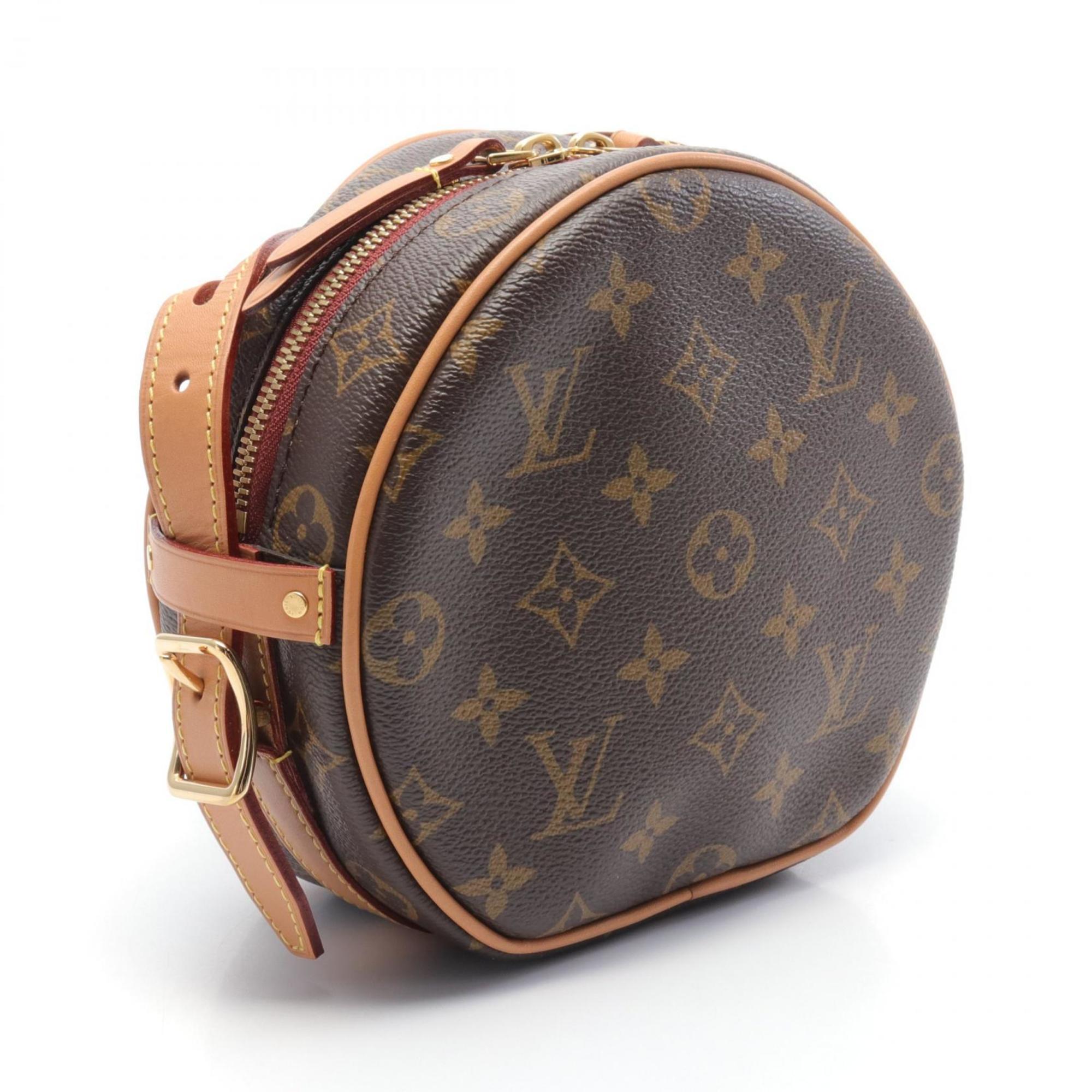 Louis Vuitton LOUIS VUITTON Boite Chapeau Souple PM Shoulder Bag Coated Canvas Monogram Women's Brown M45578