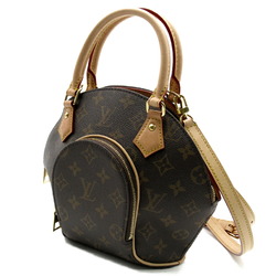 LOUIS VUITTON Ellipse PM Handbag, Coated Canvas, Monogram, Women's, Brown, M46196