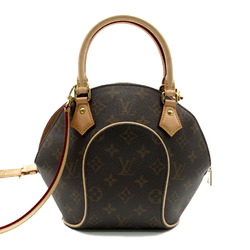 LOUIS VUITTON Ellipse PM Handbag, Coated Canvas, Monogram, Women's, Brown, M46196