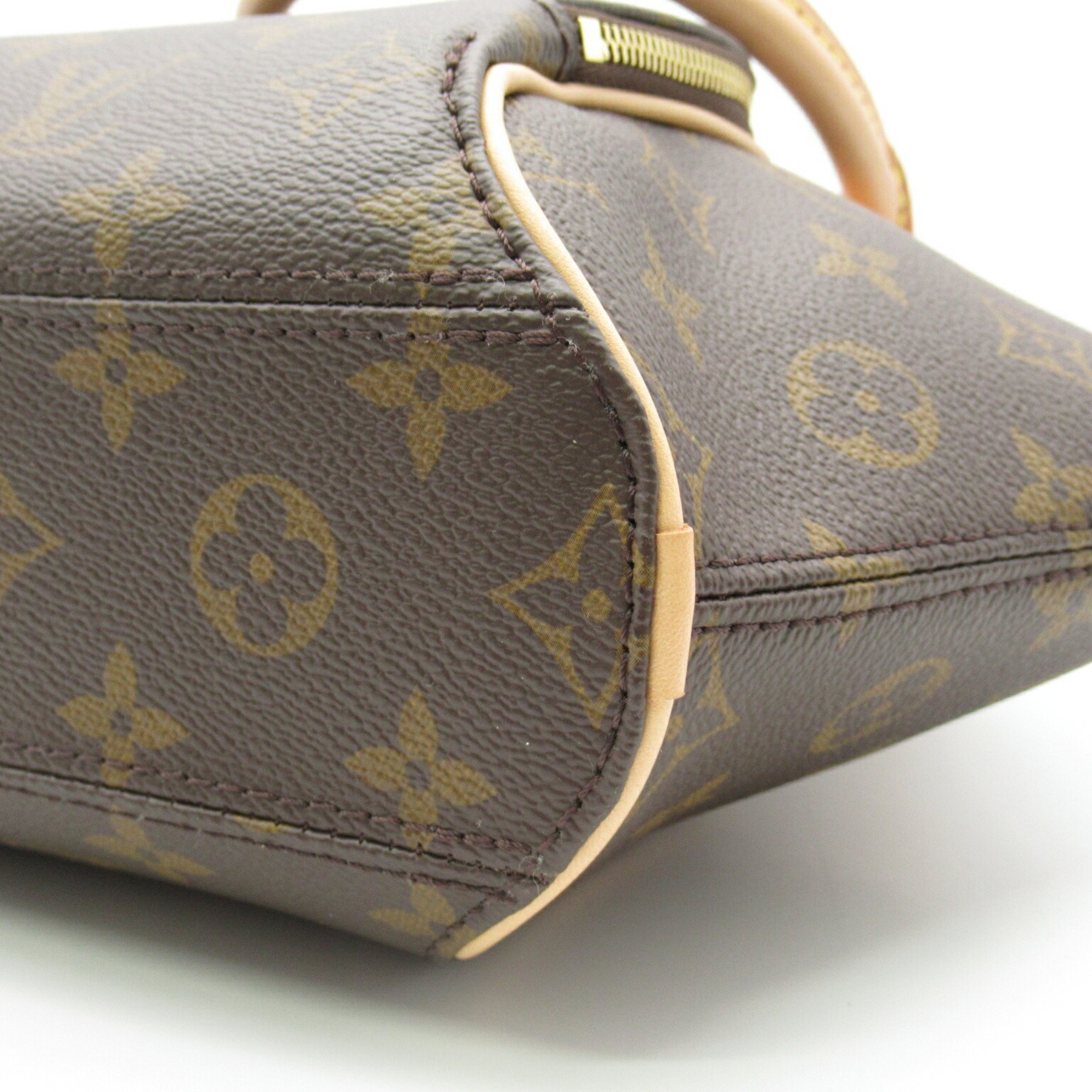 LOUIS VUITTON Ellipse PM Handbag, Coated Canvas, Monogram, Women's, Brown, M46196