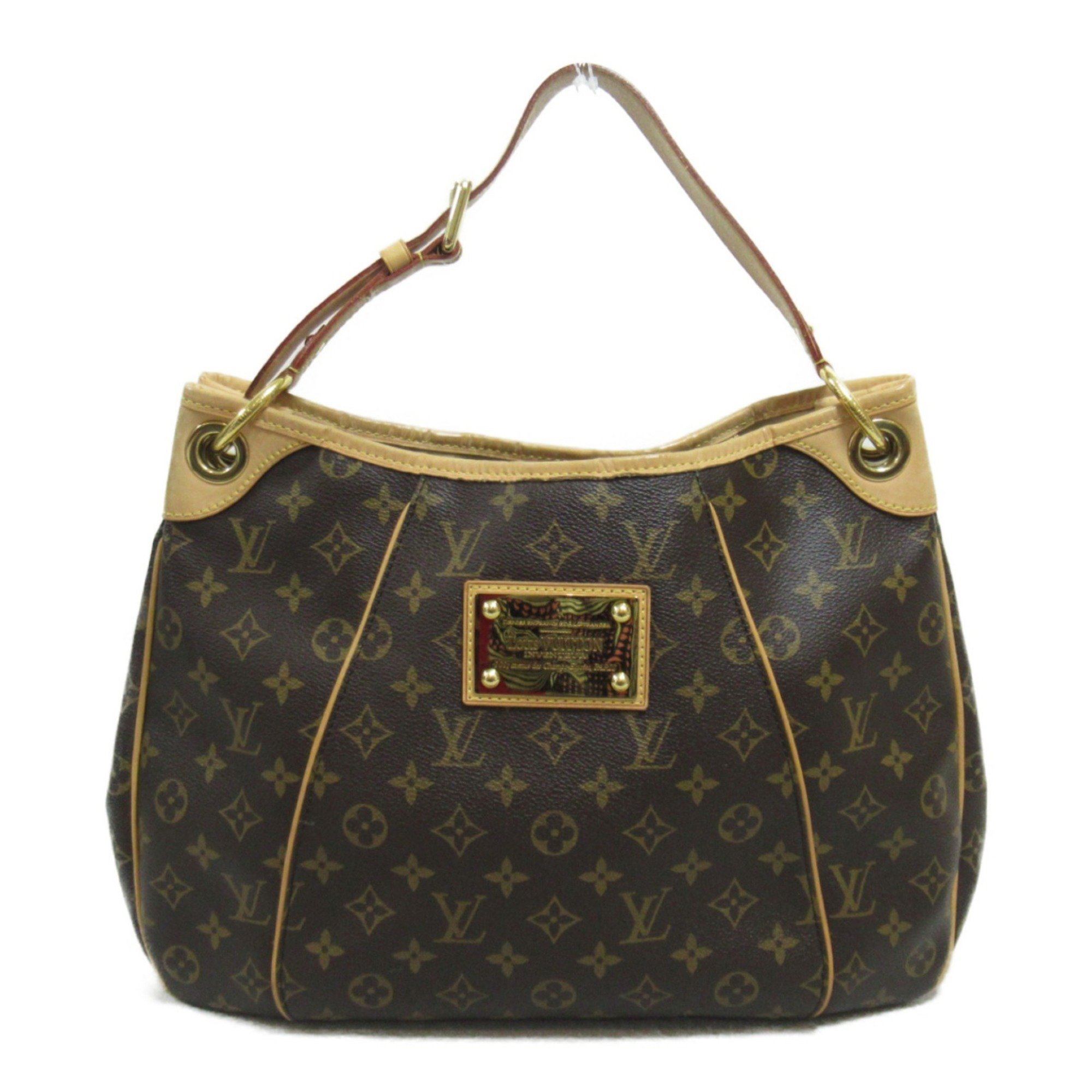 Louis Vuitton Galliera PM Shoulder Bag, Coated Canvas, Monogram, Women's, Brown, M56382