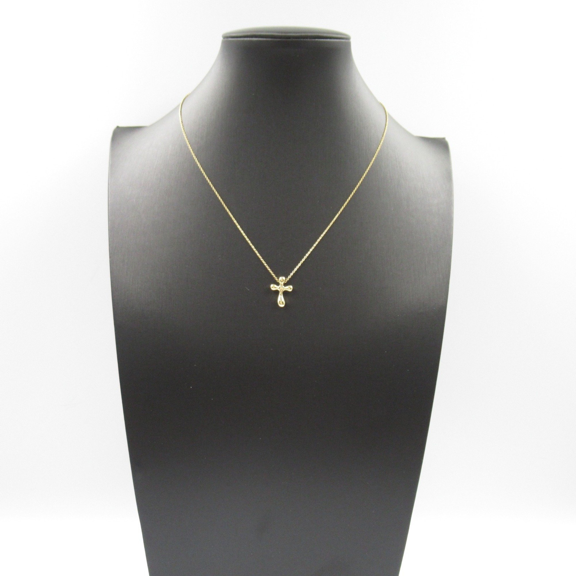 Tiffany & Co. Cross Necklace K18 (Yellow Gold) Women's Gold