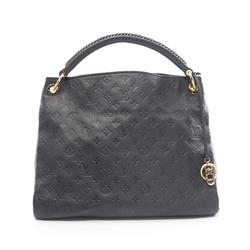 LOUIS VUITTON Artsy MM Shoulder Bag Leather Monogram Empreinte Women's Navy M93448