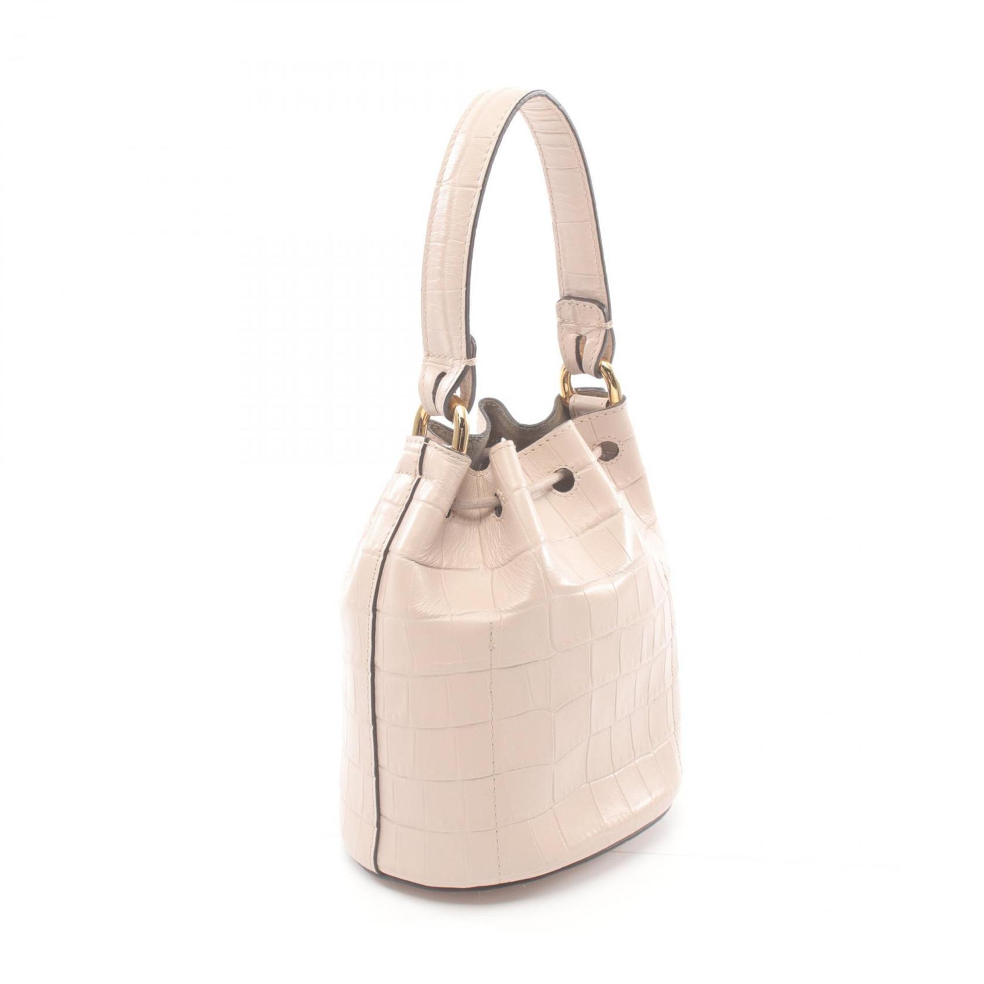 Furla Corona S handbag, leather bag, women's, pink