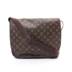 Louis Vuitton Bobur MM Shoulder Bag, Coated Canvas, Monogram, Women's, Brown, M97038