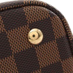 Louis Vuitton Kensington Damier Ebene Handbag Bag Coated Canvas Leather Women's Brown N41435